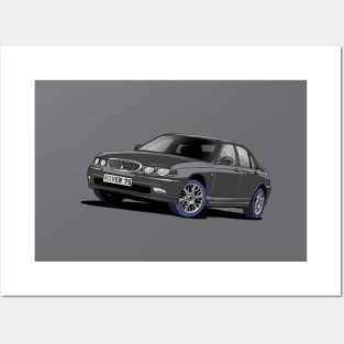 Rover 75 in grey Posters and Art